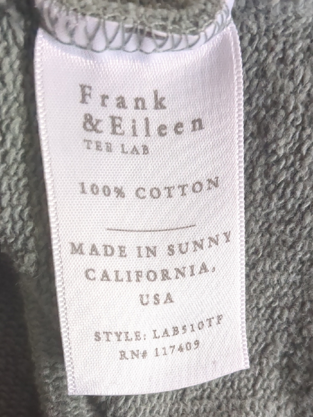 Frank & Eileen Patrick Popover V Neck Sweatshirt - Picture 11 of 13